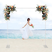 Metal Wedding Stand - Voor Bruiloften / Decoratie - Achtergrond- en Boogstandaard - Metaal / Wit