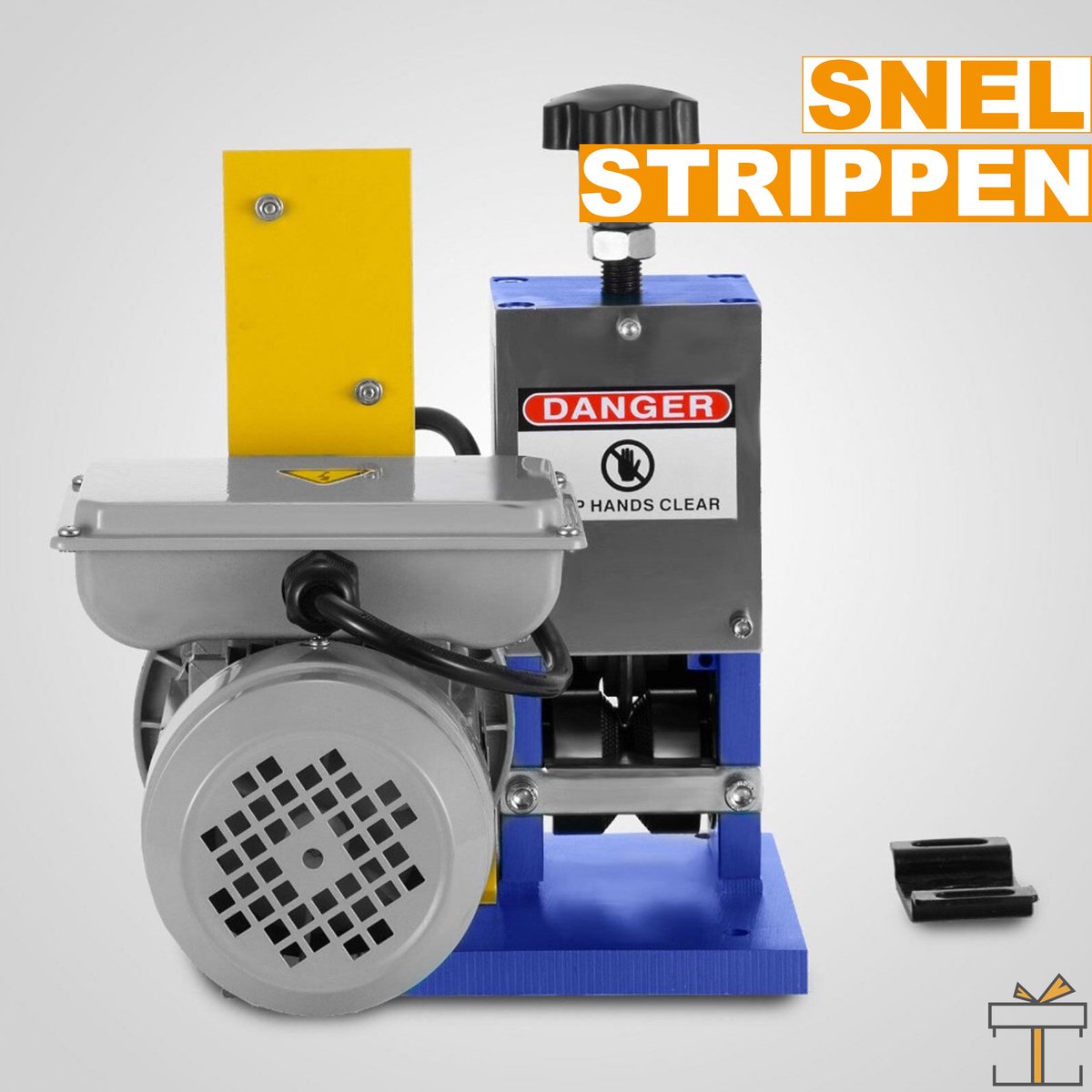 Happyment® Kabelstripper Machine - Kabelpeller - draadstripper - Automatische Striptang - Stripmachine - Elektrisch & Handmatig - Koper - Elektrisch