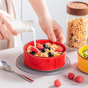 Lorentino Serviesset - 6 delig - Mix kleur - Dinerborden - Bordenset - Diepe borden - Ontbijtborden - Servies - Keukenservies