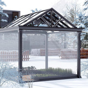 Waterdicht Zeildoek - Transparant - Voor Tuinmeubilair, Trampolines & Brandhout - Scheurbestendig & UV-bestendig - Color: Clear-3x6m