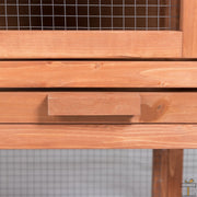 Bolt Edge Konijnenhok - Hout - Voor binnen en buiten - 2 verdiepingen - Black Friday aanbieding