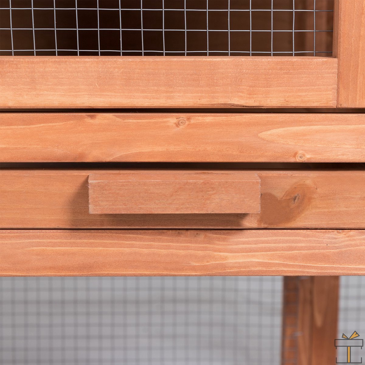 Bolt Edge Konijnenhok - Hout - Voor binnen en buiten - 2 verdiepingen - Black Friday aanbieding