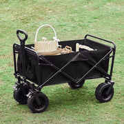 Opvouwbare Bolderkar - Kinderenvervoer - Met Dak - Off-road Banden - Duw en Trekstang