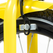 Kinder driewieler 17 inch - Met zijwieltjes - Voor kinderen - Kinderfiets - Babyfiets - Peuterfiets - Geel- 1 tot 5 jaar