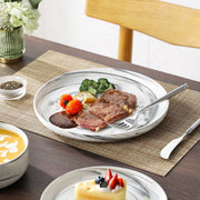 Lavish Serviesset – 4 persoons – 24 delig – Grijs Keramisch – Serviesset – Kleine Borden