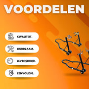 Motorstandaard Set - Motor standaard - Motorsteun - 2 Stuks Reparatiestandaard - 390KG Capaciteit Voorzijde