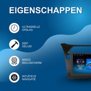 Autoradio met bluetooth - Carplay - Voor Honda Civic Hatchback (2005-2011) - Geschikt voor Apple en Android - Stereo - Navigatie - Navigatiesysteem auto - 1GB 16GB