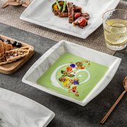 Imperial Ontbijtborden – 12 delig – Marmerlook Keramisch – Dinerborden – Breakfast Plates