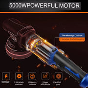 Polijstmachine Vireo - 5000 W - Dual-action excentrische autobuffer - 6 snelheden - Autodetaillering - 120mm