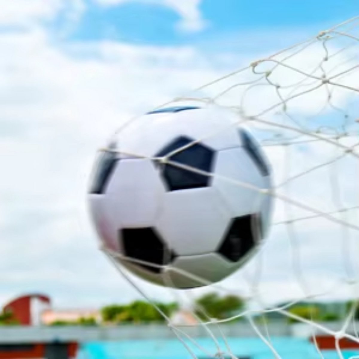 Voetbaldoelset - Voetbalgoal - Voetbaldoel - Doelwand - Draagbaar Voetbaldoel voor Achtertuin - Weerbestendig Metalen Frame met Grondpalen - Geschikt voor Kinderen & Volwassenen - 366 cm x 183 cm