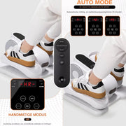 Elliptische Trainer - Voor Senioren & Thuisfitness - Mobiliteitstrainer -Met voetmassage - Ellipsmachine - Onder bureau