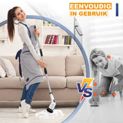 Elektrische Vloerschrobmachine 10-in-1 - Draadloze Spin-Schrobborstel - Met Lange Steel - Voor Diepe Vloerreiniging & Tegels
