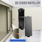 Digitale Stalen Beveiligingskluis - Zanvi - 4,6L - Commerciële Kluis - Elektronische Beveiliging - 2 Sleutels - Thuiskantoor