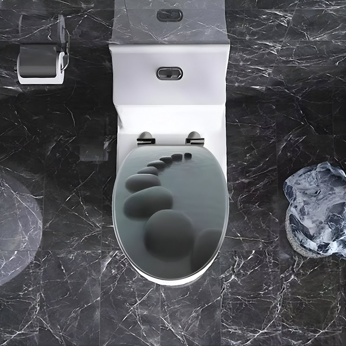 WC-bril - Toiletbril – Voor Toilet & Badkamer – Verdikt & Antibacterieel - Met Soft-Close – Met print