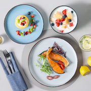 Zafiro Serviesset - 24 delig - 8 persoons - Rainbow - Dinerborden - Bordenset - Diepe borden - Ontbijtborden - Servies - Keukenservies