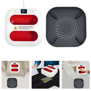 Mini warmtepers- Hittepers - Persmachine - Voor Thuis- en Hobbygebruik - Draagbare Hot Stamping Machine - Rood