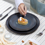 Vittoria Serviesset - 48 delig - 12 persoons - Donkergrijs - Dinerborden - Bordenset - Diepe borden - Ontbijtborden - Servies - Keukenservies