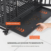 Hondenkennel - Bench - Inclusief wielen - 65×95×81 cm