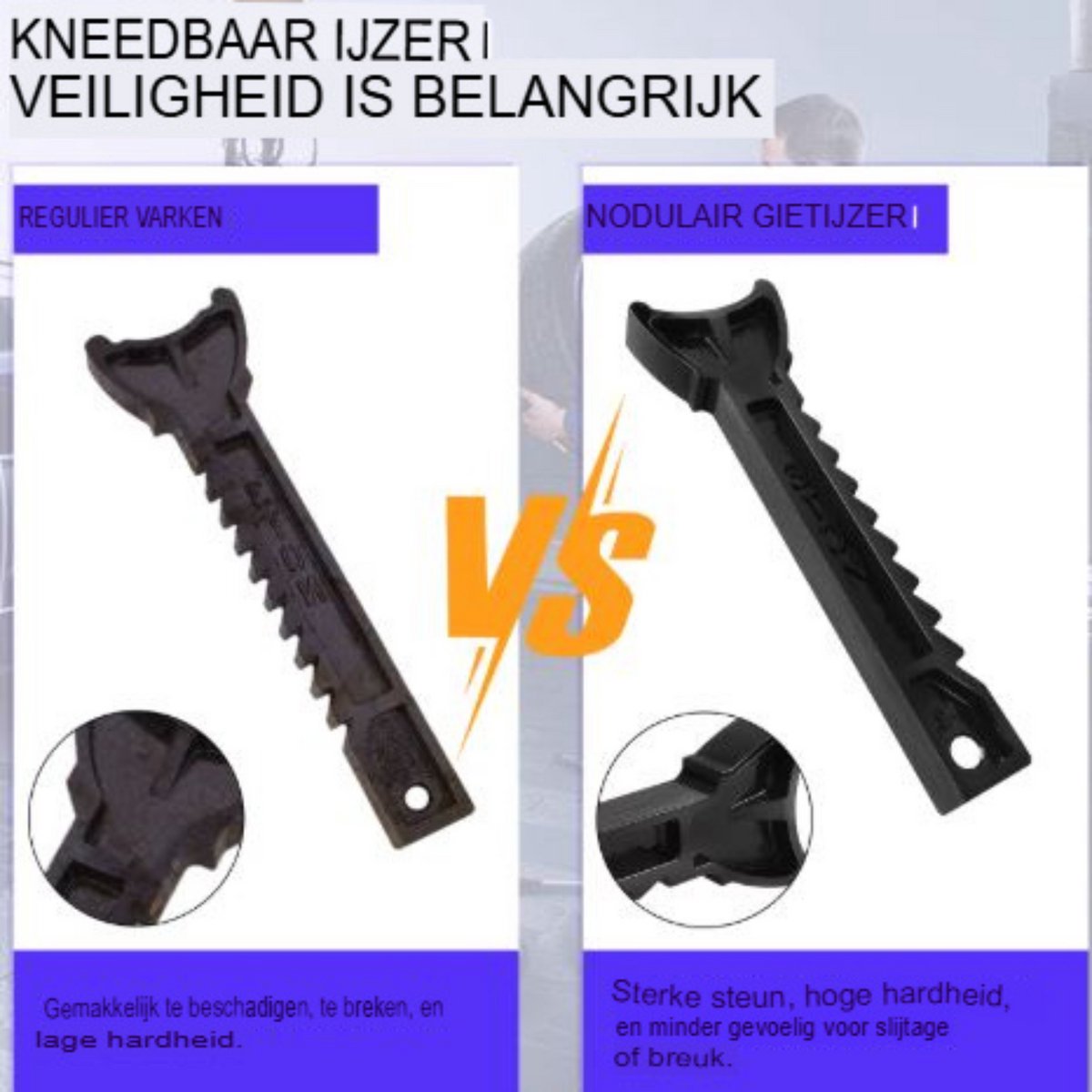 Stalen Asstandaards 2 Stuks Tavien - 3 ton - 9-Traps Verstelbaar - Bereik 290-430mm - Reparatie Hefgereedschap - Krikstandaard