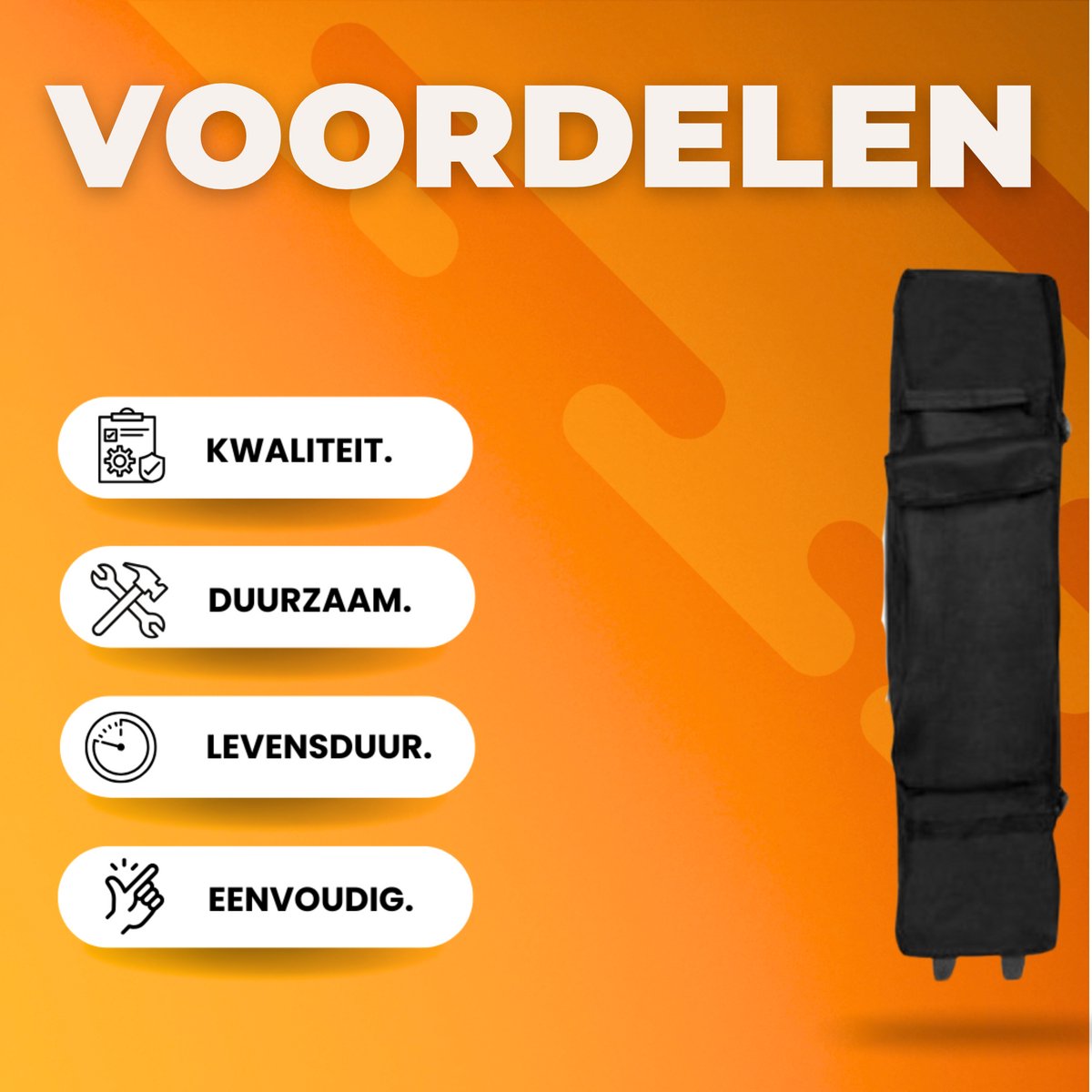 Paviljoen - Overkappingen- Pergola- Lounge- 305x305x320cm - Opvouwbare Tuintent - 6-8 Personen - Incl. Opbergtas