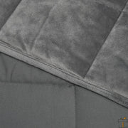 Happyment Verzwaringsdeken 11KG - Grijs - Zwaartedeken - Weighted blanket - Verzwaarde deken - Volwassenen - 150x200cm