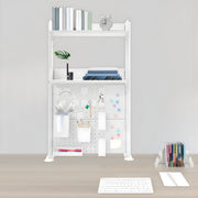 Bureau oranizer - Voor werkplek en studie - Multifunctionele organizer - Compact en praktisch voor op het bureau - Wit