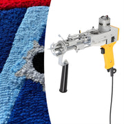 Tufting gun - Tuftpistool - Borduurmachine - Tapijtweven - Voor het maken van tapijten - Voor efficiënt en nauwkeurig werk - Metaal / Kunststof - Geel