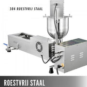 Commerciële Donut Maker - Volautomatische Donutmachine - 7L - 3 Vormen - Innerlijke Olietank