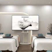 TV vloerstandaard Luxe Opulence - 40-75 inch - Wit - Standaard beugel - Staand - Robuust - In hoogte verstelbaar - 40KG