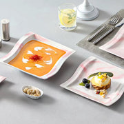 Aristocratic Dinerborden – Ontbijtborden – 6 persoons – 30 delig – Roze Keramisch – Eetborden – Perfect voor diner