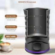 Automatische Elektrische Melkschuimer - 4 in 1 - 1500W - Stoomboot Schuimer - 600ml Warm & Koud Schuimer voor Latte & Koffie