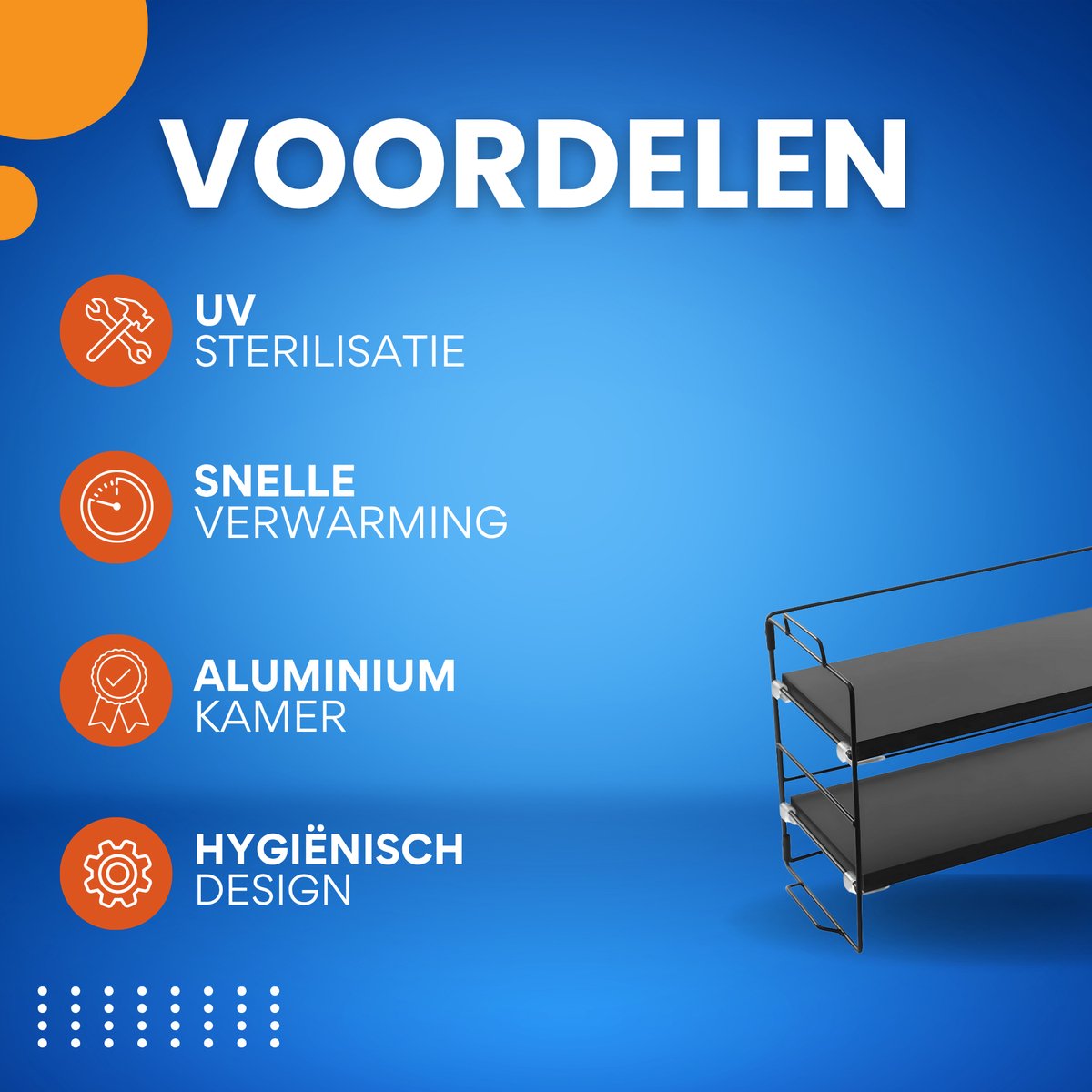 Bureau organizer- Bureau accesoires - Keuken organizer - Aanrecht organiser - Kantoor en Thuiswerkplek - 2-Lagen - Zwart