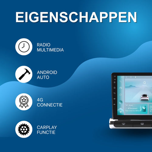 Autoradio met bluetooth - Carplay - Voor Citroën C3 & C4 Aircross (Brazilië) (2017-2023) - Geschikt voor Apple en Android - Stereo - Navigatie - Navigatiesysteem auto - 1GB 32GB