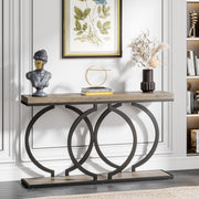 Consoletafel Giggs - Haltafel - 140cm - Wandtafel - Gang of woonkamer - Donkerbruin