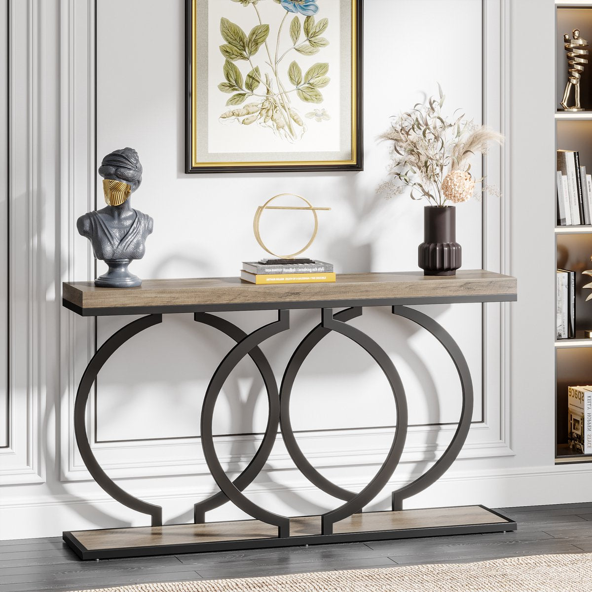 Consoletafel Giggs - Haltafel - 140cm - Wandtafel - Gang of woonkamer - Donkerbruin