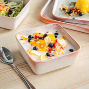 Artesano Serviesset Santivo - 24 delig - 8 persoons - Oranje - Dinerborden - Bordenset - Diepe borden - Ontbijtborden - Servies - Keukenservies