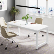 Bureau Vatina - Bruin - 160cm bureau - Voor 6 personen - Voor volwassenen - Computerbureau