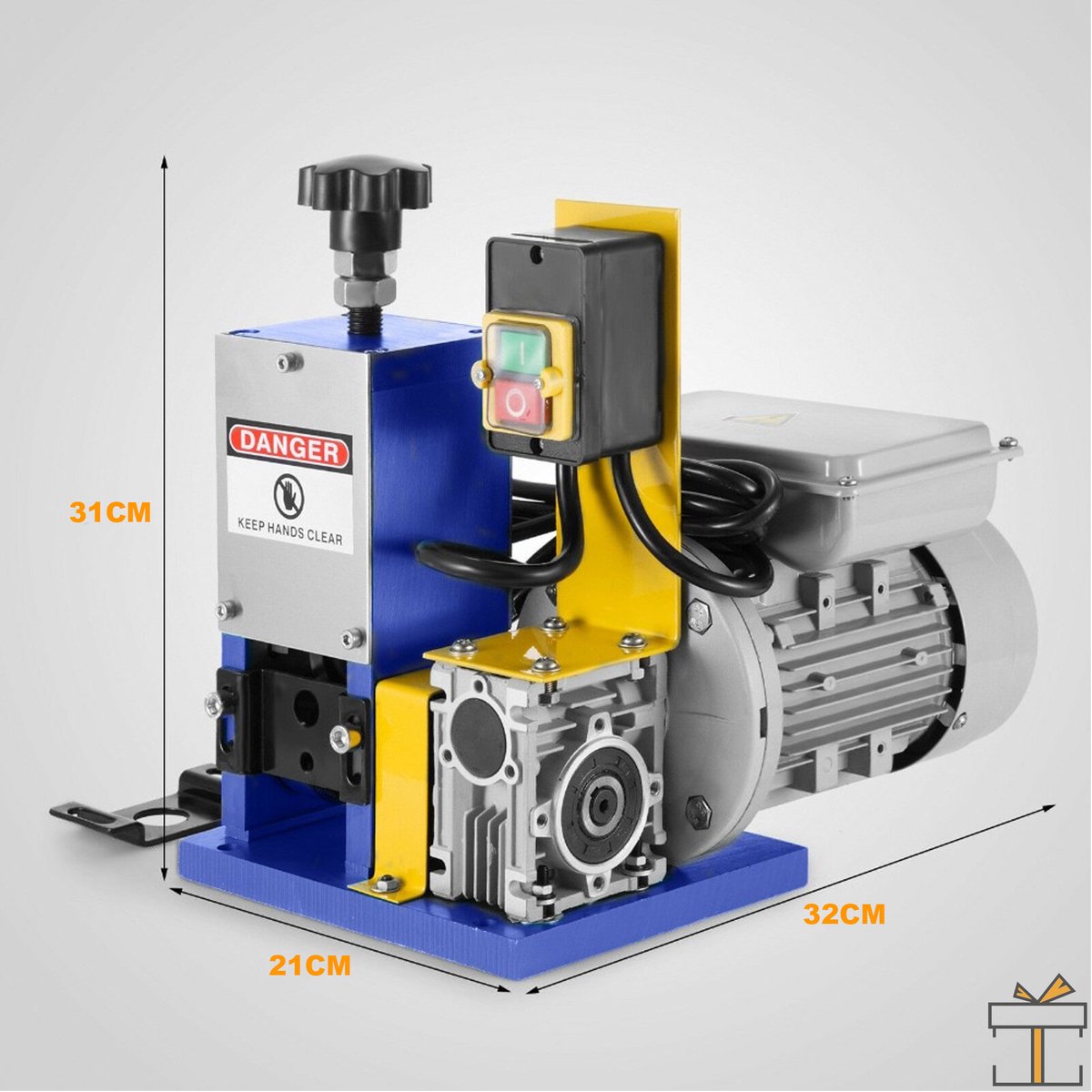 Happyment® Kabelstripper Machine - draadstripper - Automatische Striptang - Kabelpeller - Stripmachine - Elektrisch & Handmatig - Koper - Elektrisch - Black friday - Kerstcadeau