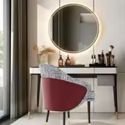 Moderne Eetkamerstoelen Milano - Set van 2 - Met Hoge Dichtheid Sponsschuim - Elegante Keuken- of Restaurantstoel - Lounge - Reddisch bruin