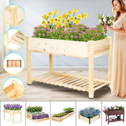 Frobin Plantenbak voor Buiten - Kweekbak - Bloembak Hout - Kweektafel - Plantenbakken voor Buiten - Kweekbakken Moestuin