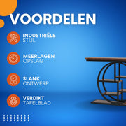Consoletafel Sevya - Haltafel - 100cm - Wandtafel - Gang of woonkamer - Bruin
