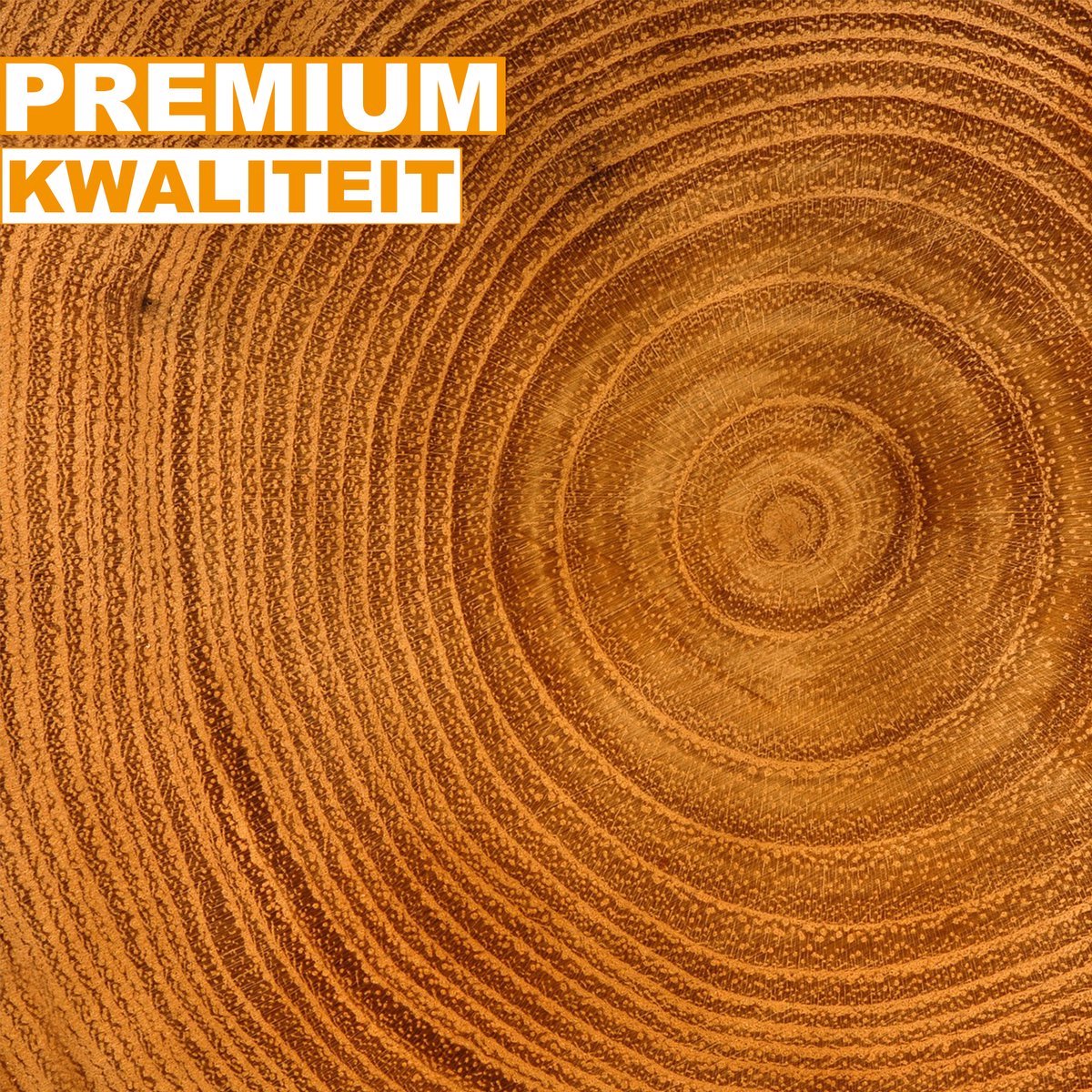 Staande Kapstok - Premium Hout - 8 Haken - Wit - 180cm Hoog