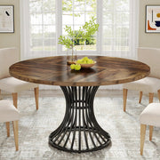 Ronde Eettafel Zurich - Voor 4 personen - 120cm - Voor Keuken of eetkamer - Hout