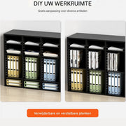 Bureau organizer - Brievenbak A4 - Desk - 36 Vakken - Accessoires - Zwart