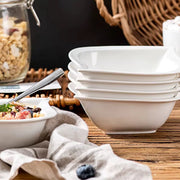 Opal Elegant Dinerborden – 6 persoons – 6 delig – Grijs Keramisch – Serviesset – Breakfast Plates