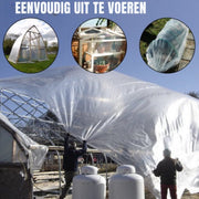 Broeikas folie - Polyethyleen Tuinfolie - Kweekkas - Tunnelfolie - Kasfolie - Tomatenkas Bescherming