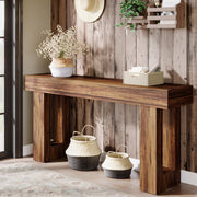 Consoletafel landy - Wandtafel - Sidetafel - Massief hout - Haltafel - Woonkamer of hal