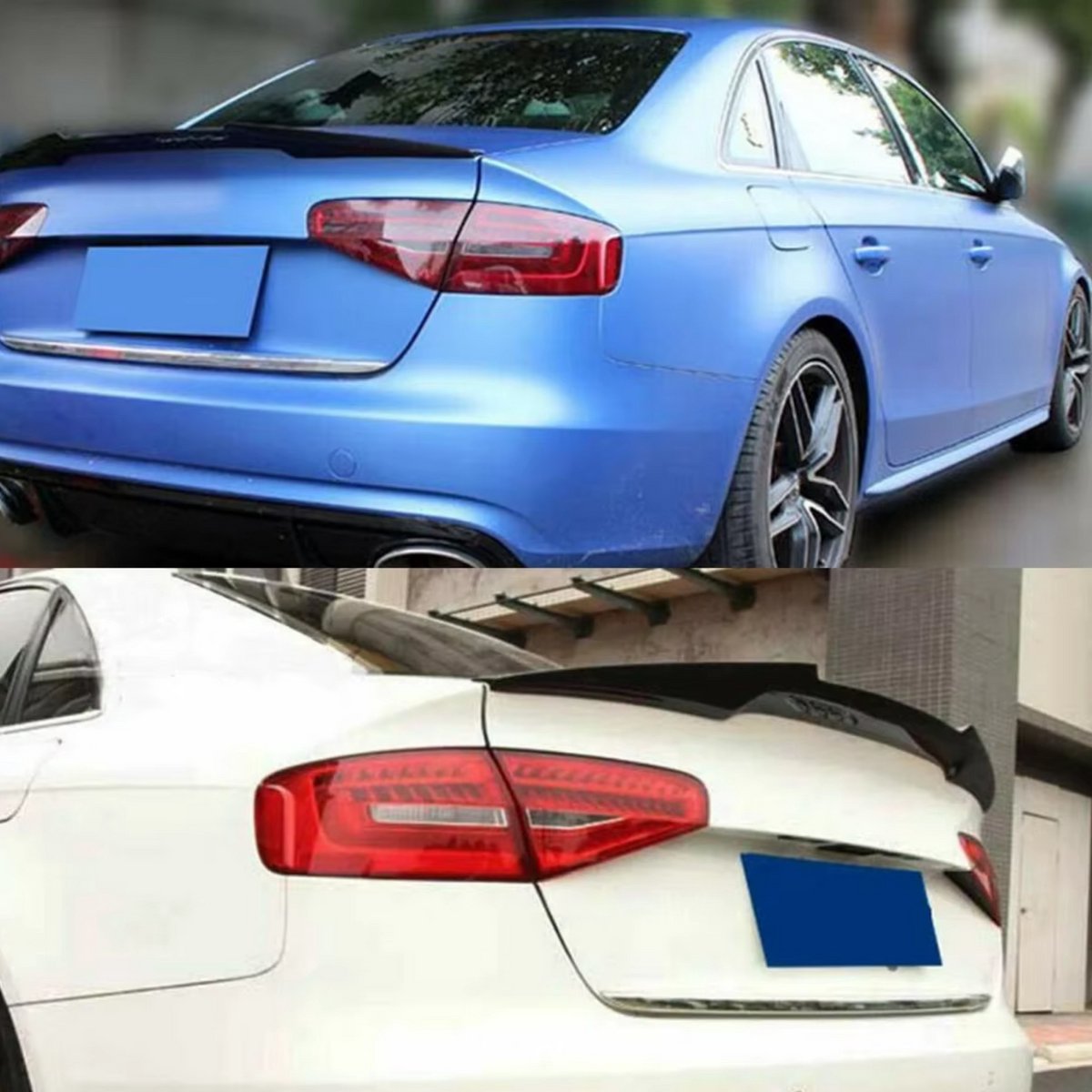 Achterspoiler - Voor Audi A4 B8.5 Sedan 2013-2016 - Auto accessoires - Achterklepspoiler - Sport spoiler - Carbon Look