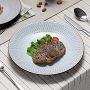 Velentino Serviesset - 16 delig - 4 persoons - Grijs - Dinerborden - Bordenset - Diepe borden - Ontbijtborden - Servies - Keukenservies