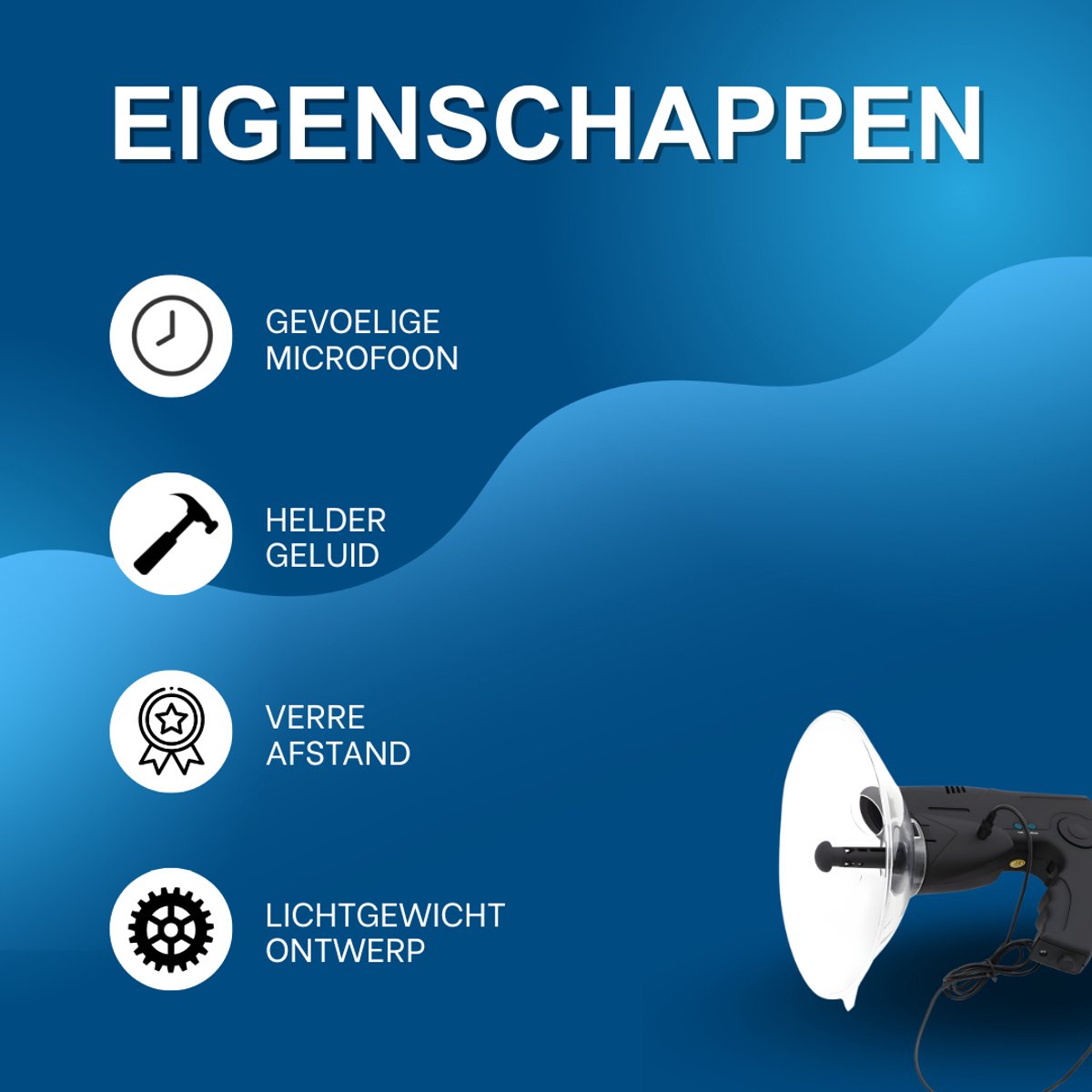 Vogelaansluitapparaten - Voor vogels kijken en dierenobservatie - Microfoon luisterapparaat voor vogelopname